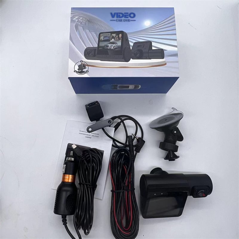 M80 skriveni auto DVR s 3 kamere, 1080P, 140° vidno polje, F2.0 objektiv, TF kartica do 64GB