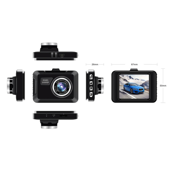 Q2 HD dash cam za automobil, 1080p, 120° vidno polje, montaža na prednje staklo, 5MP, detekcija pokreta
