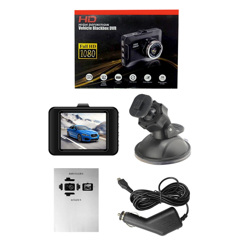 Q2 HD dash cam za automobil, 1080p, 120° vidno polje, montaža na prednje staklo, 5MP, detekcija pokreta