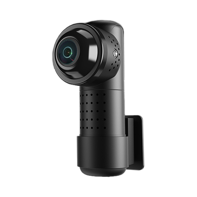 360° panoramska 4K dash kamera s bežičnom aplikacijom, prednja i stražnja dvostruka leća, bez zaslona