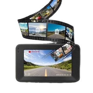 Dash cam auto cu obiectiv dublu, WiFi, 1080p, unghi 170°, înregistrare ciclică