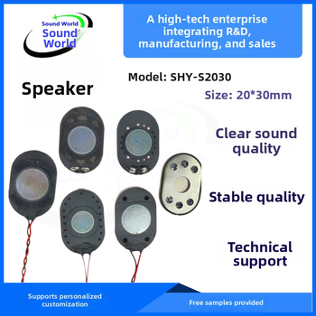 Ovāls pilnkalnu automašīnu skaļrunis ar iekšējo magnētu, 8 Ω, 1 W, viens papīra kupols, omnidirekcionāls, 0–20 kHz
