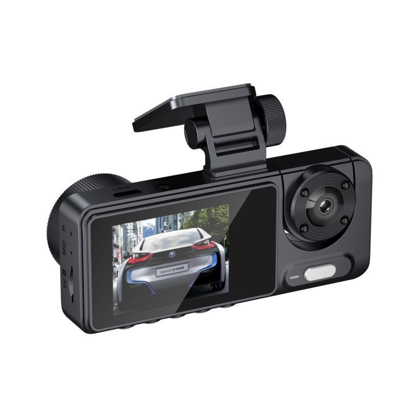 Kamera za automobil s tri leće, Wi‑Fi, noćni vid, širok kut snimanja, 1080p