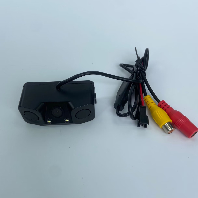 3-u-1 vizualni radar za parkiranje s kamerom i zvučnim signalom, 12V, 2W, 2 senzora, domet 2,5 m