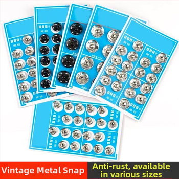 Capse metalice ascunse – două piese din aliaj, pentru îmbrăcăminte și accesorii