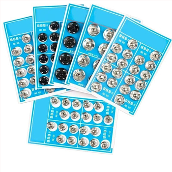 Capse metalice ascunse – două piese din aliaj, pentru îmbrăcăminte și accesorii