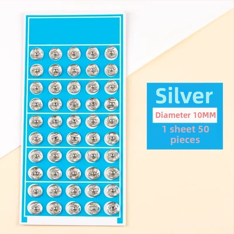 Capse metalice ascunse – două piese din aliaj, pentru îmbrăcăminte și accesorii