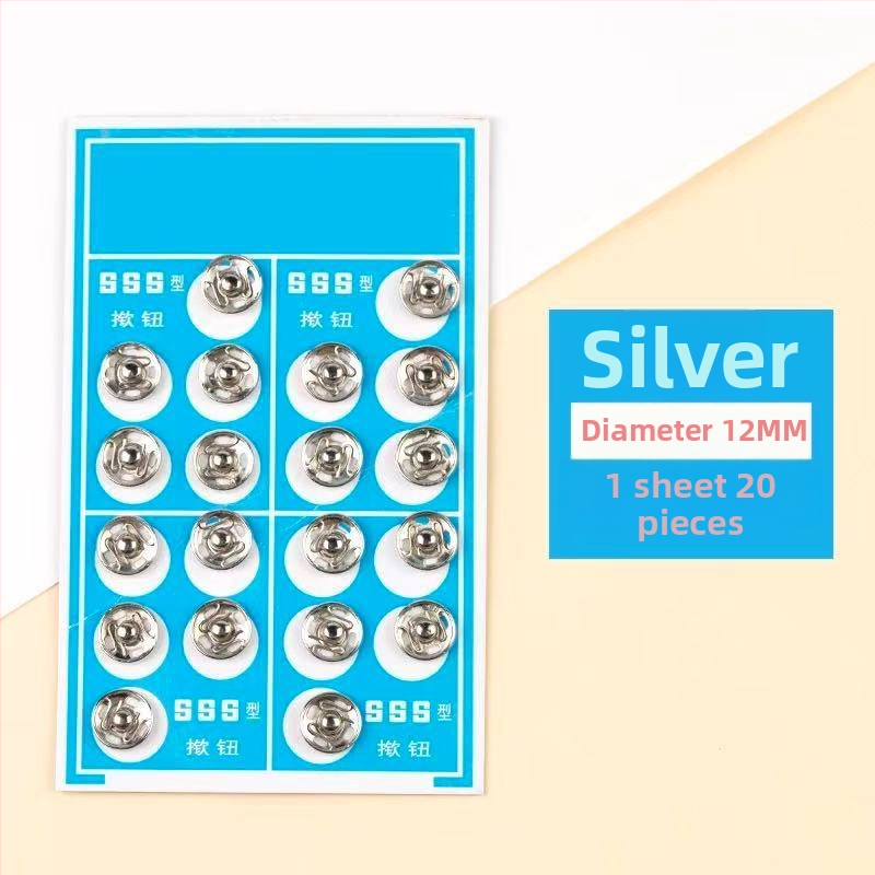 Capse metalice ascunse – două piese din aliaj, pentru îmbrăcăminte și accesorii