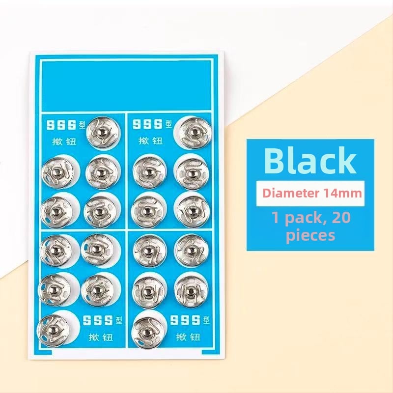 Capse metalice ascunse – două piese din aliaj, pentru îmbrăcăminte și accesorii