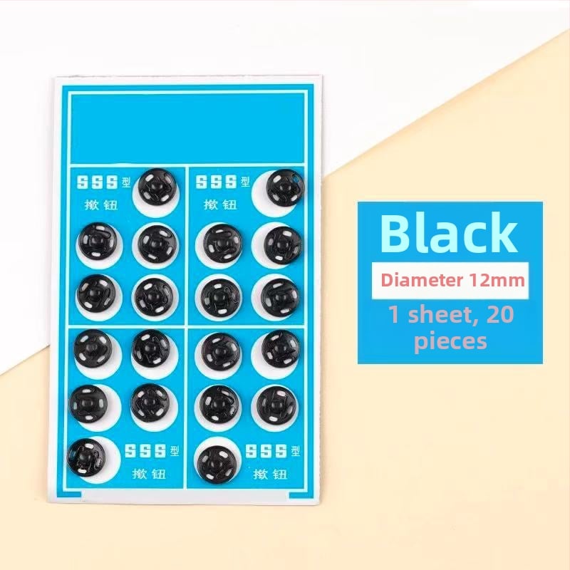 Capse metalice ascunse – două piese din aliaj, pentru îmbrăcăminte și accesorii