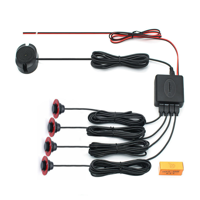 Radar za vožnju unatrag s zvučnim alarmom – Model PZ200-XK-16, 4 sonde, 12V, domet 2 m