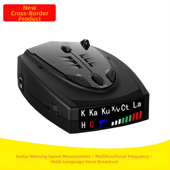 STR-525 radara ātruma mērītājs, digitālais displejs, barošanas avots 12V, atklāšanas diapazons 500–800 m