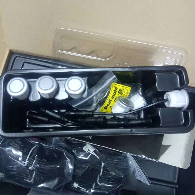 Glasovni radar za parkiranje unatrag Iron General S3686, 6/8 sonde, 12V, široki zaslon