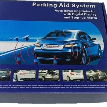 Radar za parkiranje s 4 senzora - LED zaslon, 12V, domet 0,3-2,5 m, zvučni alarm