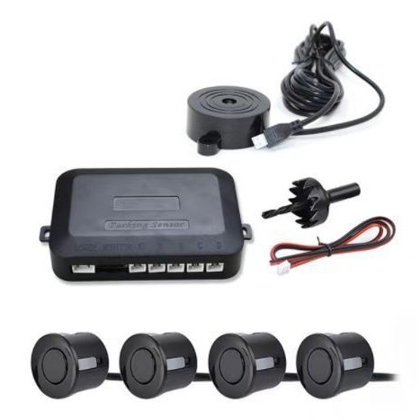 Radar za parkiranje s 4 senzora - LED zaslon, 12V, domet 0,3-2,5 m, zvučni alarm