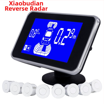 Radar de parcare cu sunet pentru mașină, model CQ-A05-6, afișaj LCD, sonde 6/8, rază de detecție 0–2,5 m