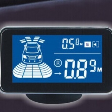 Radar de parcare cu sunet pentru mașină, model CQ-A05-6, afișaj LCD, sonde 6/8, rază de detecție 0–2,5 m