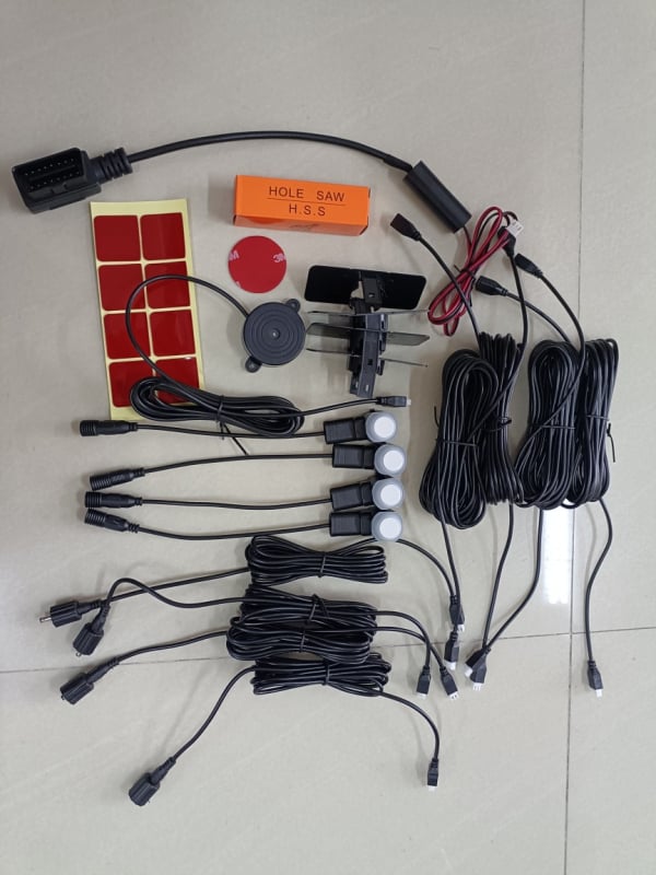 OBD prednji radar - plug-and-play zvučni radar za vožnju unazad, Ljh300, 4 senzora, 12V, 4W