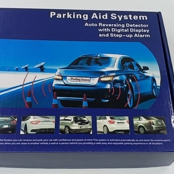 Radar za parkiranje automobila s zvučnim signalom - 4 sonde, domet 0,3–2,5 m, 12 V, model 9366