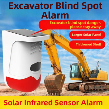 Rx-058y Saules brīdinājuma gaisma atpakaļgaitai – aklās zonas brīdinājums ekskavatoram, kravas automašīnai un pacēlājam (20V, 3.6A, 600)