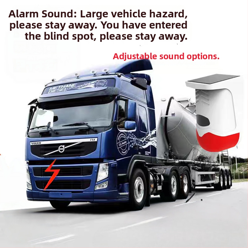 Rx-058y Saules brīdinājuma gaisma atpakaļgaitai – aklās zonas brīdinājums ekskavatoram, kravas automašīnai un pacēlājam (20V, 3.6A, 600)