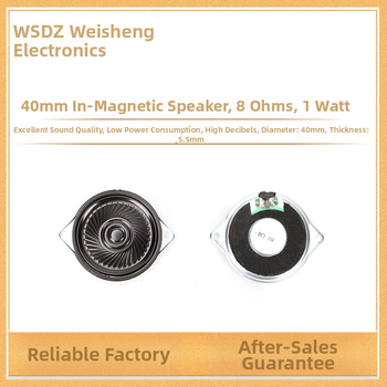 Sirēnu skaļrunis ar dzelzs korpusu, iekšējais magnētiskais tips, koaksiāla komponēšana, membrānas materiāls bez papīra, omnidirekcija