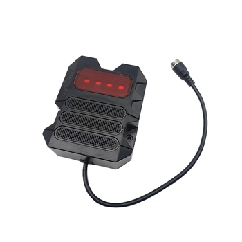 RX-029A LED предупредителна светлина със радар за слепи зони и гласово предупреждение за строителни машини — 36V