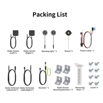 BSD holttér-monitorozó rendszer — 24 GHz radar, 50 m detektálási tartomány, sávváltás asszisztens, ajtónyitás figyelmeztetés, hátrameneti keresztirányú forgalom figyelmeztetés