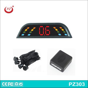 LED hátrameneti radar digitális kijelzővel, 4 szenzorral, 2 m érzékelési tartomány, modell PZ303-X