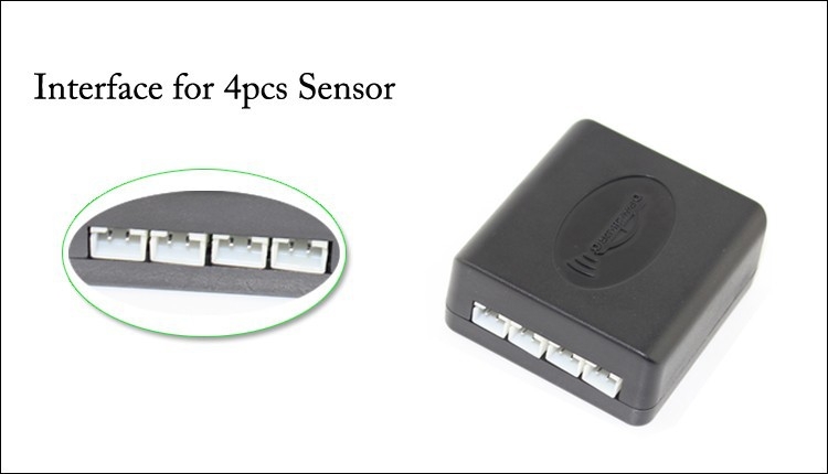 LED hátrameneti radar digitális kijelzővel, 4 szenzorral, 2 m érzékelési tartomány, modell PZ303-X