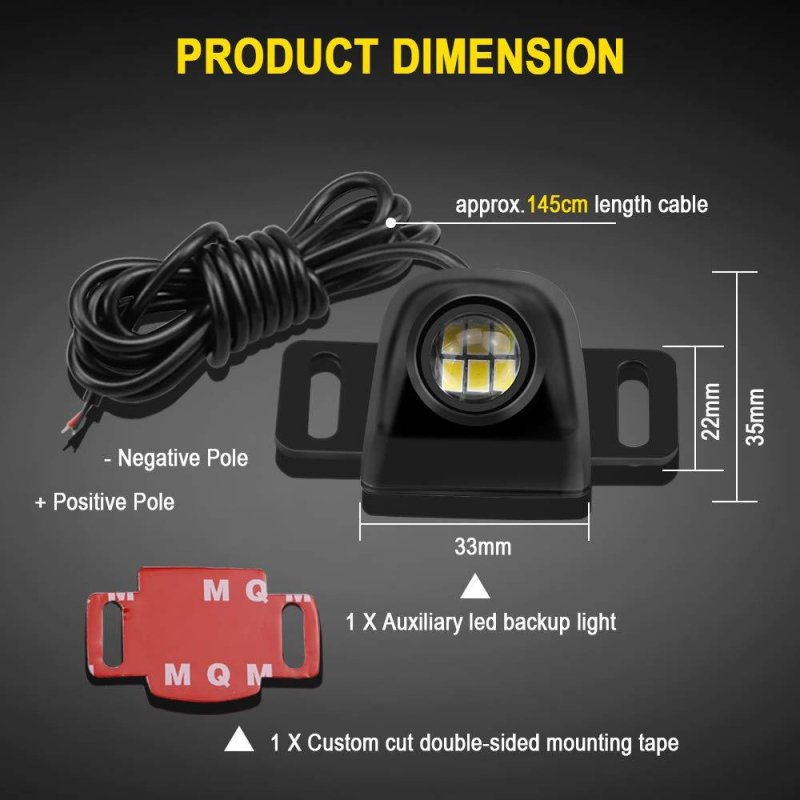 Zadnja svjetla za automobil — model Rogue reversing light, LED; 30W, 12V, 3000 lm, aluminijsko kućište