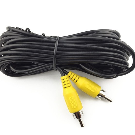 AV RCA audio-video kabel, muško–muški, automobilni produžni kabel za video, kabel za radar za parkiranje