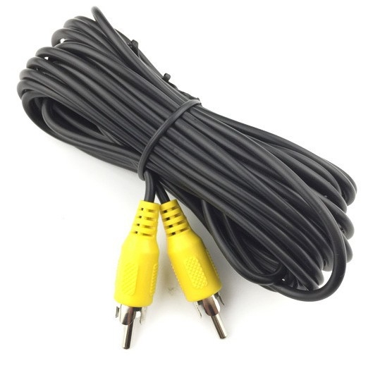 AV RCA audio-video kabel, muško–muški, automobilni produžni kabel za video, kabel za radar za parkiranje
