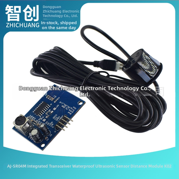 AJ-SR04M integrēts ultraskaņas sensora modulis ar transceiveri, ūdensdrošs atpakaļgaitas radaram K02