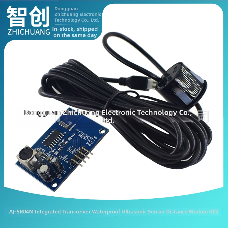 AJ-SR04M integrēts ultraskaņas sensora modulis ar transceiveri, ūdensdrošs atpakaļgaitas radaram K02