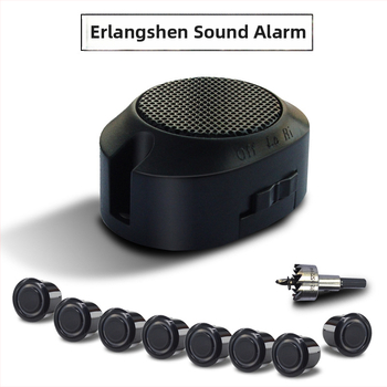 NY2000-8 Ultragarsinis atbulinio važiavimo radaras su 8 jutikliais ir balso įspėjimu, 12V maitinimas