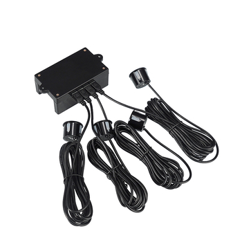 Ultraskaņas distances sensora ar četrmodulu dizainu, daudzvirzienu šķēršļu noteikšana un reversais radars robotauto, izmēri 88x50x32 mm