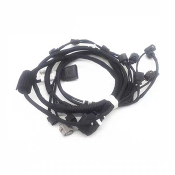 Кабелен възел за заден радар и броня на електрически превозни средства, екологично чист мед, IATF16949 сертификация, контактен материал: Cu PA66 PVC, конектор: по чертеж, електронна линия QB-D