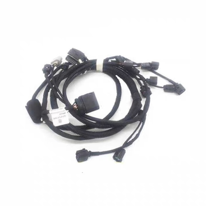 Кабелен възел за заден радар и броня на електрически превозни средства, екологично чист мед, IATF16949 сертификация, контактен материал: Cu PA66 PVC, конектор: по чертеж, електронна линия QB-D