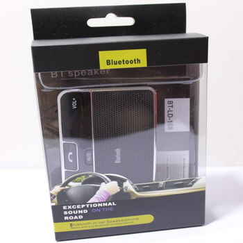 Bluetooth hands-free за автомобил с монтаж на слънцезащитна козирка, модел CSR4.0LD-168, Zebao Gold, ABS