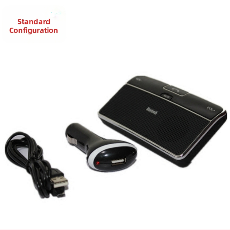 Bluetooth hands-free pre auto s montážou na slnečnú clonu, CSR4.0LD-168, Zebao Gold, ABS