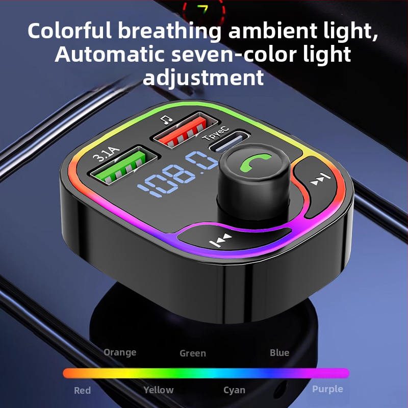 Aut Bluetooth FM vysielač X29 – hands-free, FM prenos, napájanie 12–24V, monochromatický displej