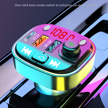 T13 auto nabíjačka s Bluetooth prehrávaním a Hands-free, PD rýchle nabíjanie, 12-24V, USB/TF/FM