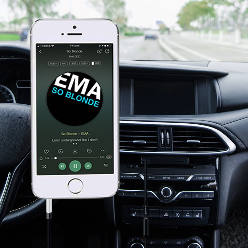 Automobilski Bluetooth pretvarač kasete MP3 player, model E00011, marka ekeai, ABS materijal, napajanje 5V