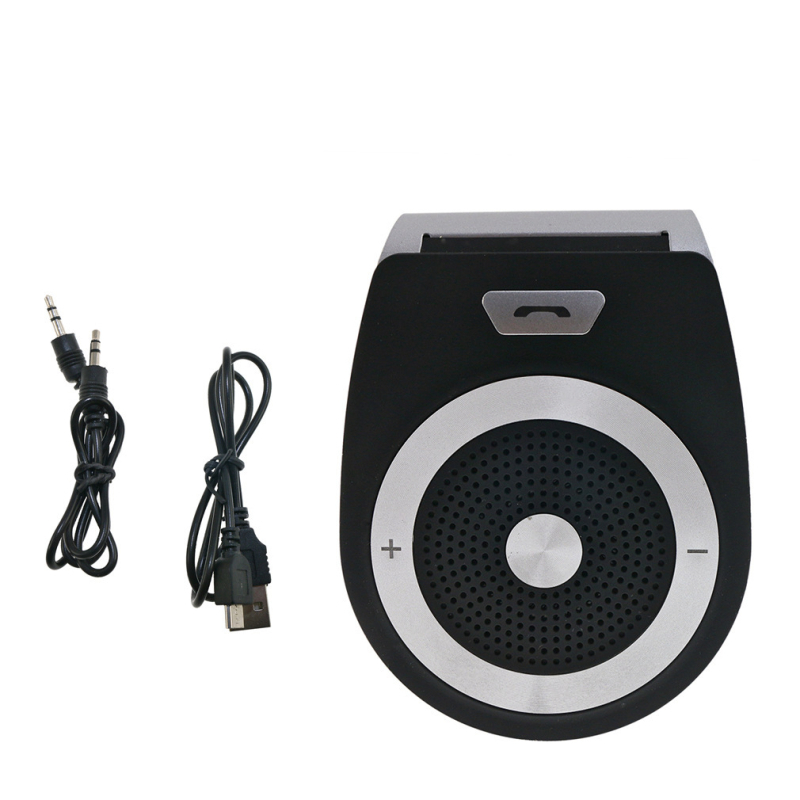 Bluetooth automobilski hands-free primopredajnik s montažom na sunčani vizir auta, ulaz 5V, duljina kabla 50 cm, osjetljivost mikrofona -42 dB, raspon frekvencija 56 Hz–20 kHz