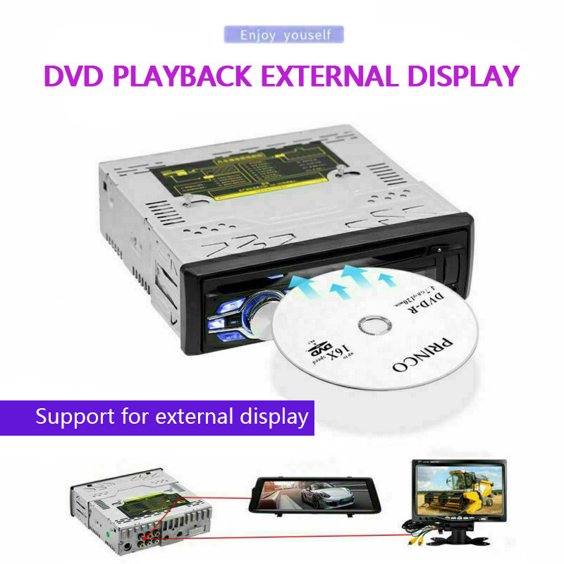 Automobilski MP3/MP4 Bluetooth DVD player s FM radiom i Hands-Free pozivima