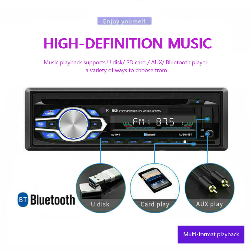 Automobilski MP3/MP4 Bluetooth DVD player s FM radiom i Hands-Free pozivima