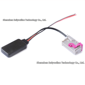Bluetooth hands-free adaptér do auta pre Audi 32-pín hlavnú jednotku, AUX vstup, Bluetooth 5.0, napájanie 12V, kábel 23 cm