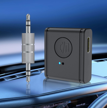 Bluetooth automobiliui belaidis hands-free imtuvas su 3.5mm AUX, Bluetooth išvestis, Tiesioginis montavimas, Pritaikytas apdorojimas, Suderinamas su Bluetooth ir AUX įrenginiais