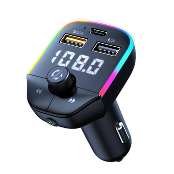 A9 auto Bluetooth MP3 player s šarenim LED svjetlima, višefunkcijski Bluetooth hands-free, FM transmiter i auto punjač